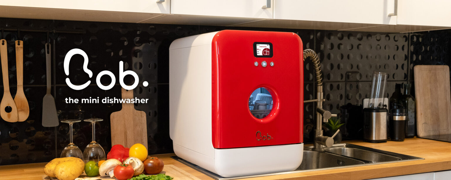 Discover Bob the mini dishwasher Throw in the sponge, get Bob